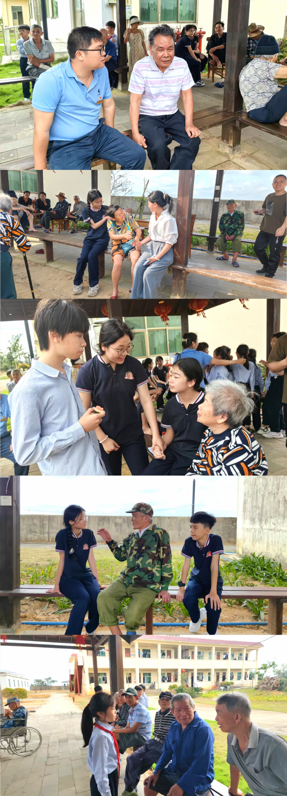 五育并舉|弘揚雷鋒精神 傳承敬老美德——記定安縣山高學?！皩W雷鋒日”敬老院之行-圖片4